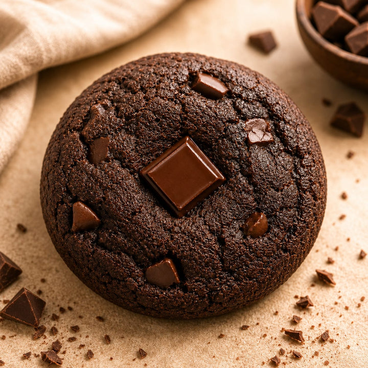 Double Chocolate Chunk Cookies