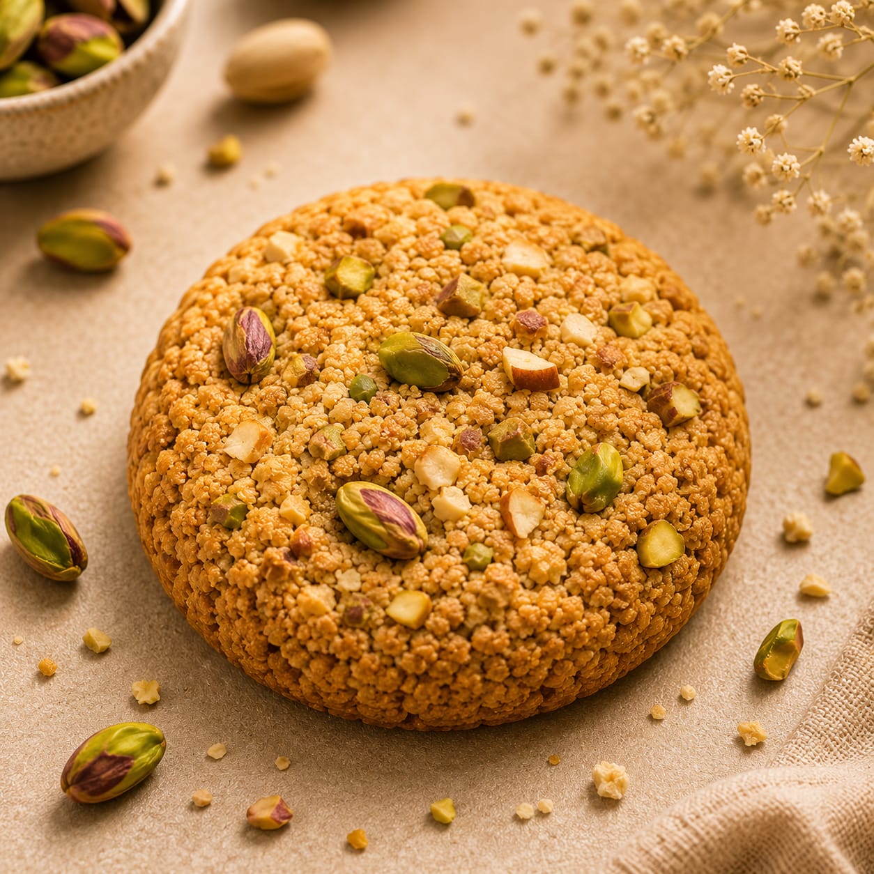 Pistachio Crunch Cookies