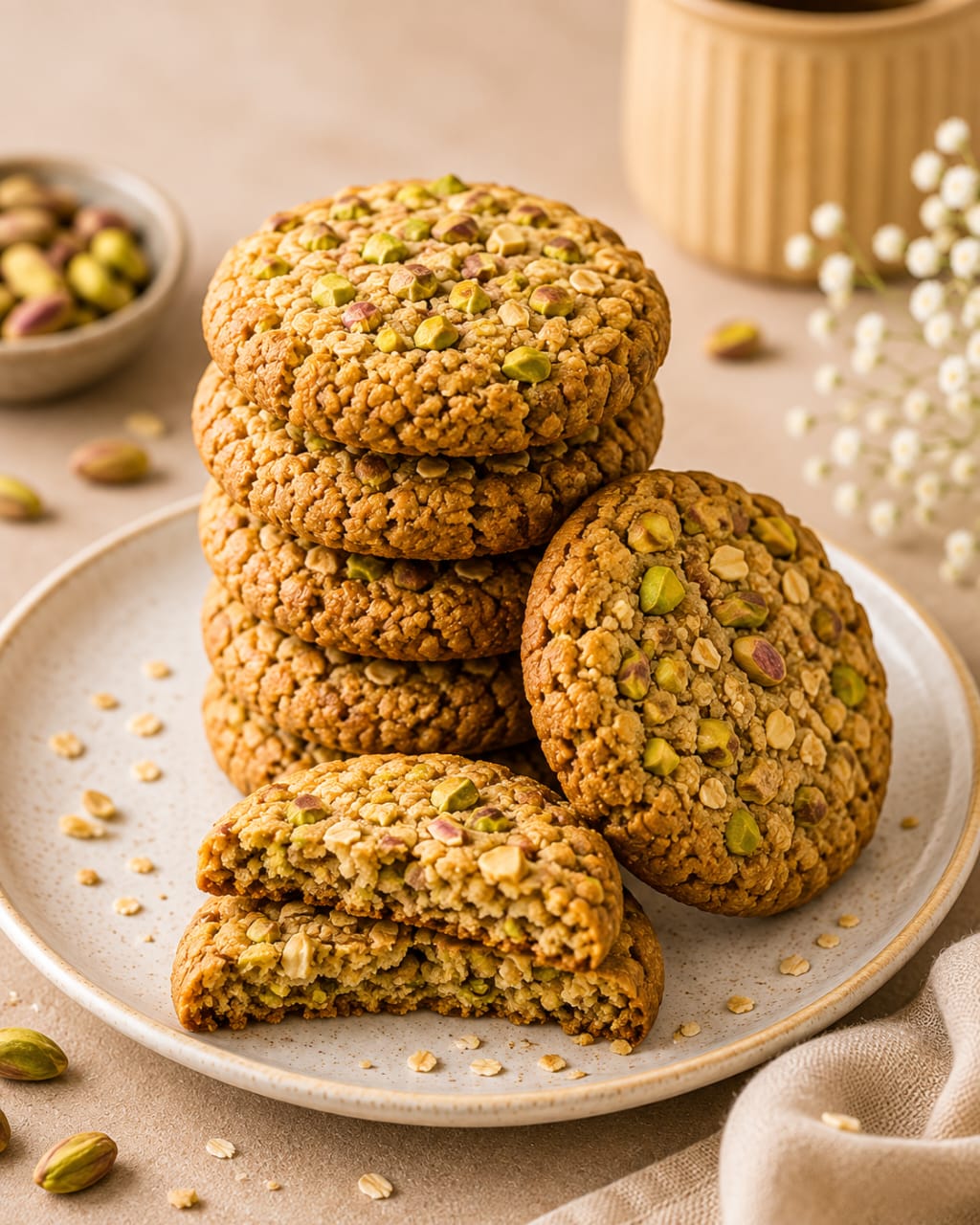 Pistachio Crunch Cookies