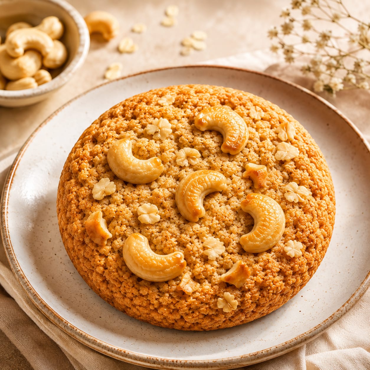 Roasted Cashew Crunch Cookies