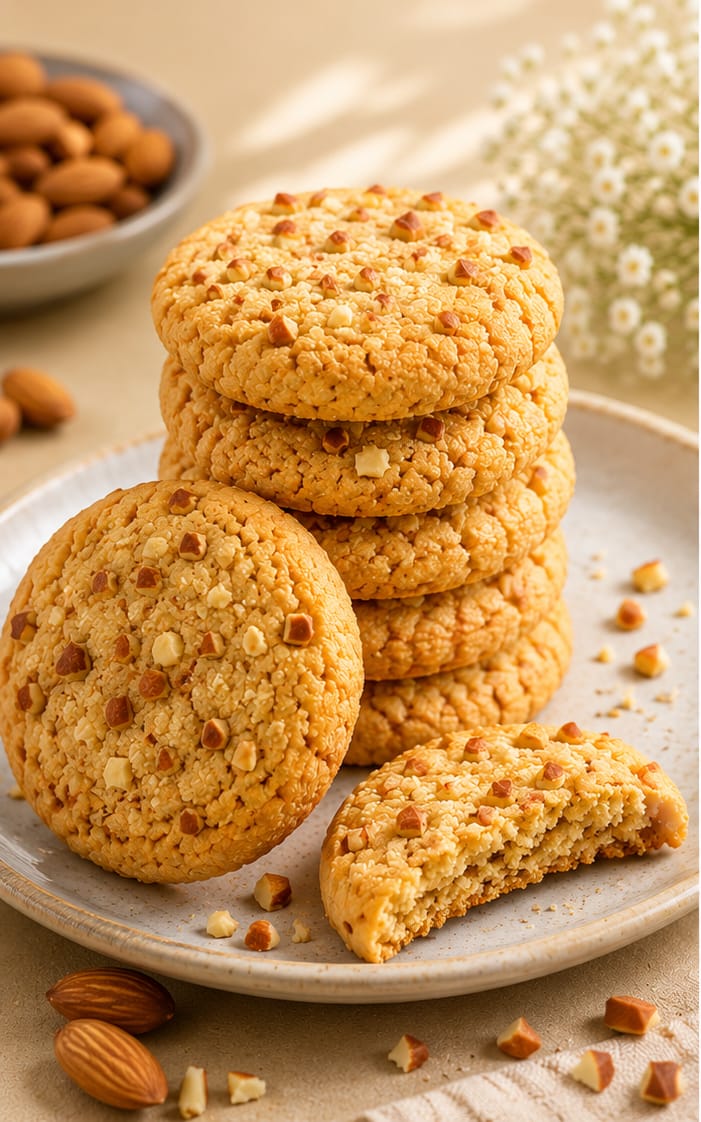 Badam Crunch Cookies