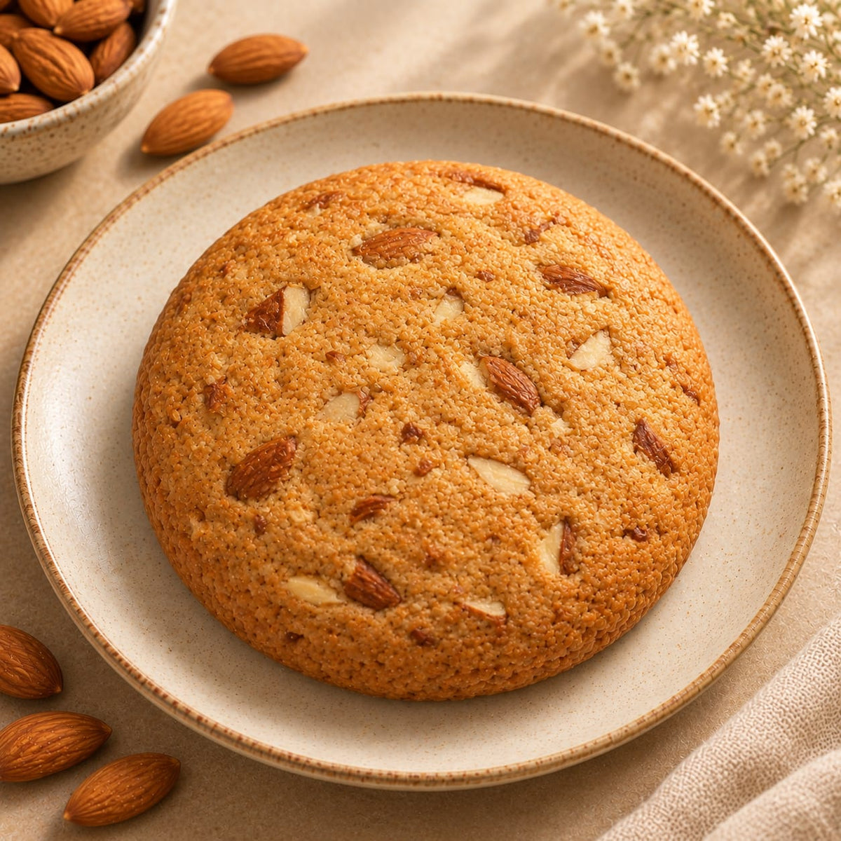 Badam Crunch Cookies