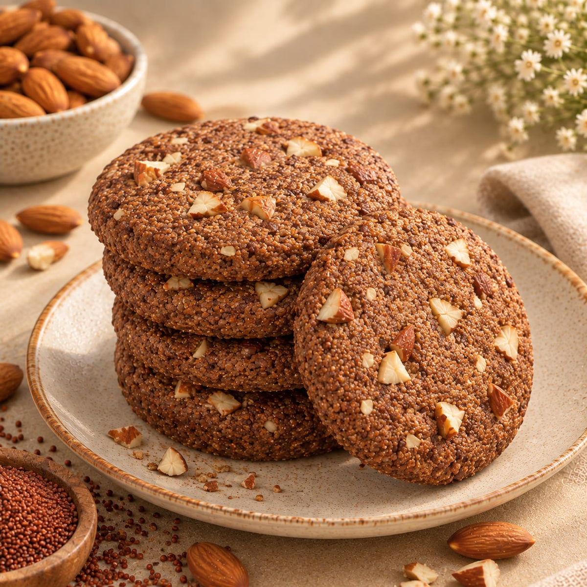 Badam Crunch Cookies