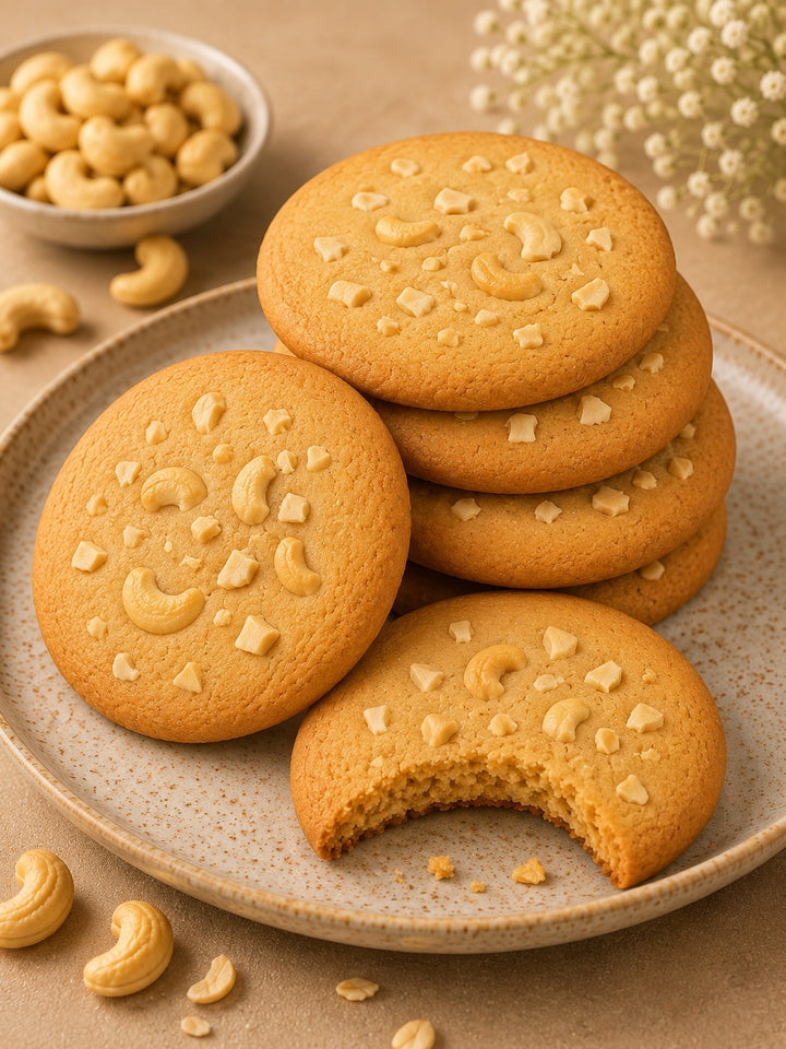 Roasted Cashew Crunch Cookies