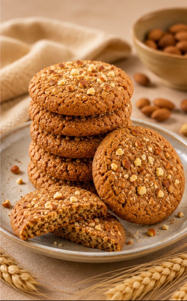 Badam Crunch Cookies
