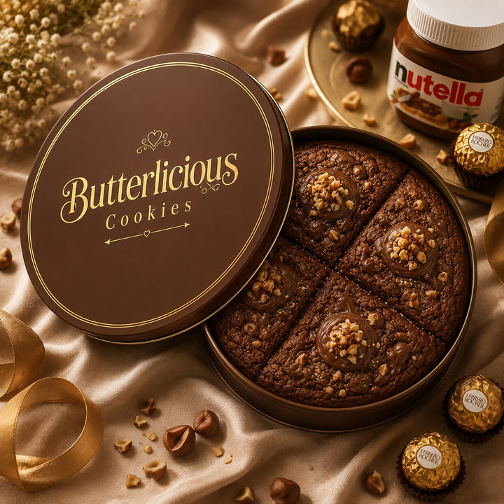 Nutella & Ferrero Rocher Overloaded Cookie Tin