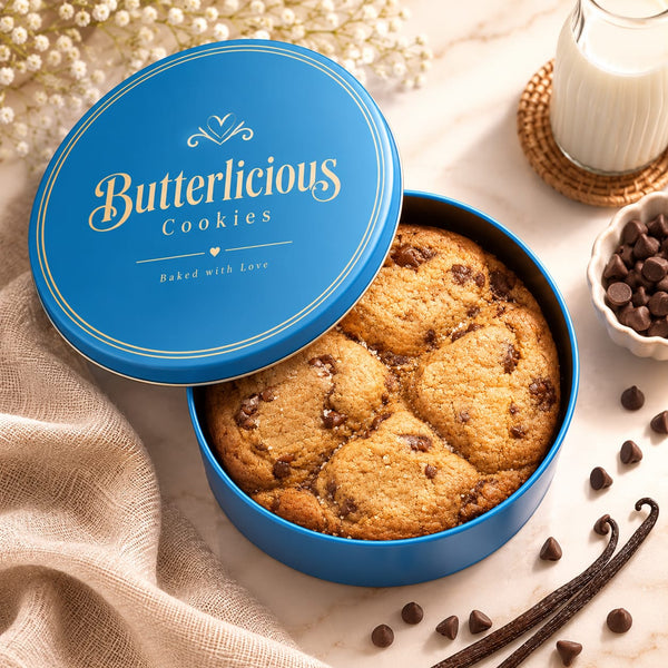 Vanilla chocochip cookie Tin